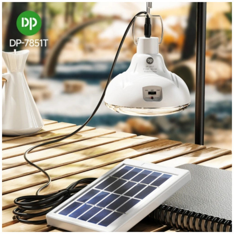 چراغ آویز چادر دی پی مدل DP-7851T با نور مهتابی