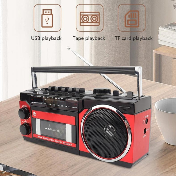 رادیو FM، AM، SW مدل رادیو کاست خور پوکسینگ مدل px-250Bt دارای پورت USB