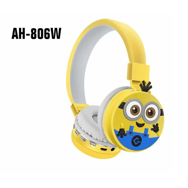 هدفون بی سیم طرح مینیون مدل AH-806W