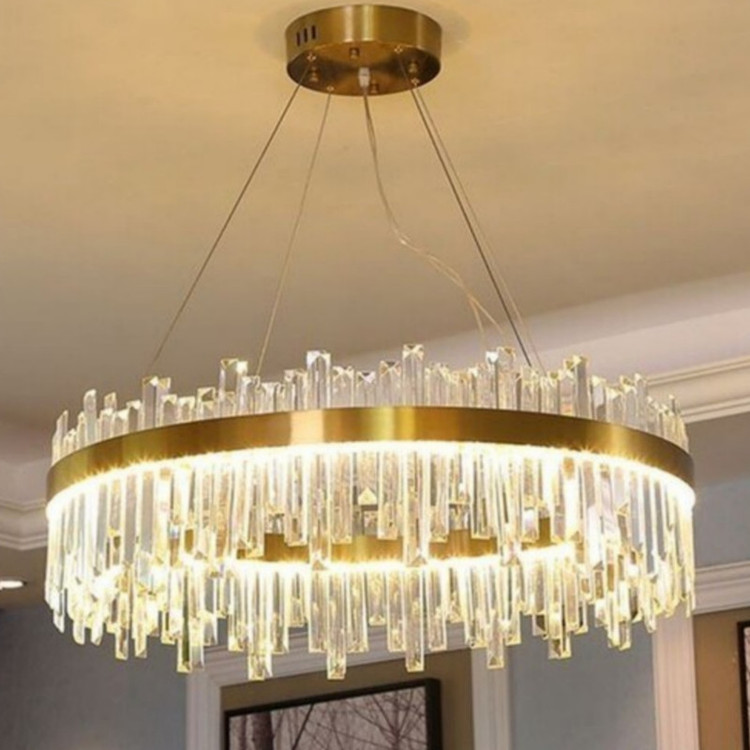کریستال لوستر مدل خطی کد 15cm بسته 60 عددی